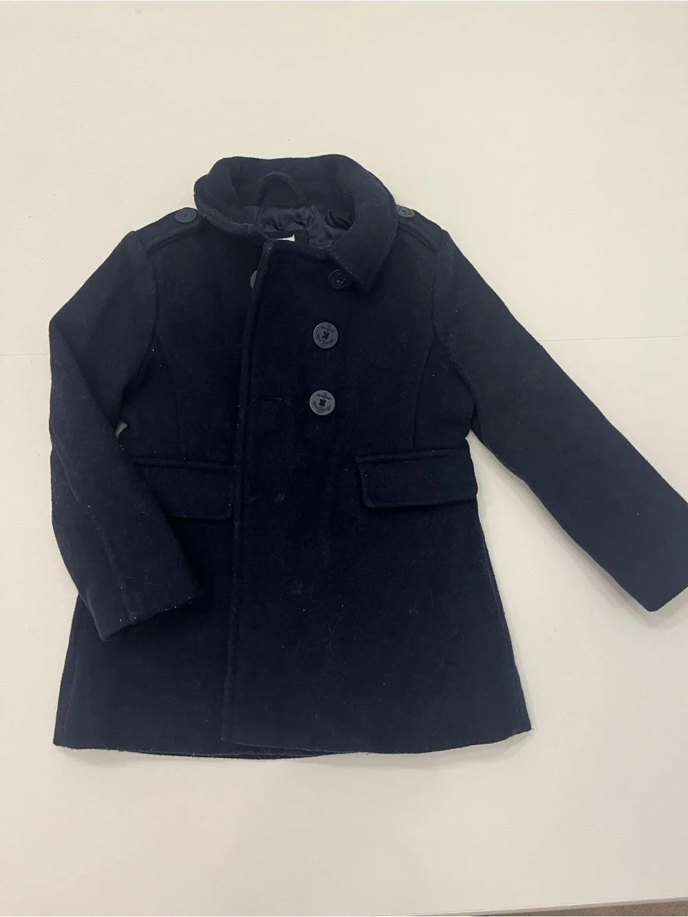 Classic Navy Kids Peacoat Jacket
